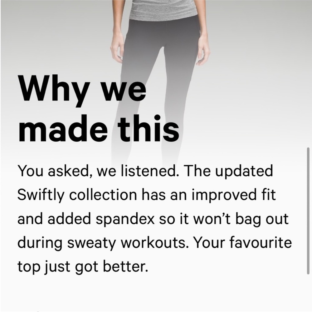 LULULEMON Swiftly Tech Gray Short Sleeve Women's Tee - Picture 8 of 11